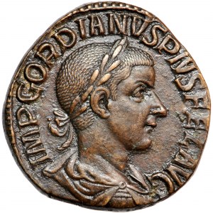 Cesarstwo Rzymskie, Gordian III (238-244), sesterc, Rzym, 238-244