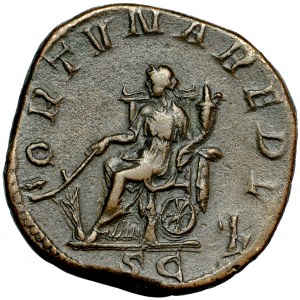 Cesarstwo Rzymskie, Gordian III (238-244), sesterc, Rzym, 243-244