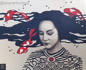 Olena Lytvynenko - Geisha with Magic Fish