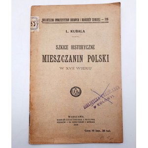 Kubala L. - Mieszczanin Polski - Szkice historyczne, Warszawa 1909