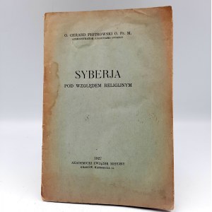 Piotrowski G. - Syberia pod względem religijnym - Kraków 1927