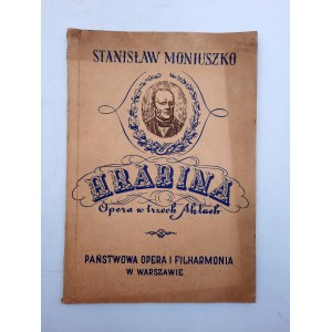Program - Moniuszko S. - Hrabina - Opera w 3 aktach - Opera w Warszawie [1951]