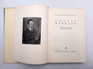Rainer Maria Rilke - Poezje Wybrane - Kraków 1964 - [Wilkoń]