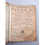 Arnoldi Vinni JC. In Quartor Libros Institutionum Imperalium - Lugduni 1767