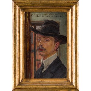 Wlastimil HOFMAN (1881-1970), Autoportret w kapeluszu, 1920
