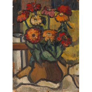 Malarz nieokreślony (XX w.), Kwiaty w wazonie