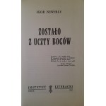 NEWERLY Igor - Zostało z uczty bogów (KULTURA PARYSKA)