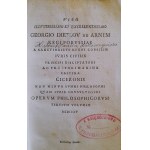 Ciceronis Opera Philosophica T. III-IV (wyd. 1765 rok)