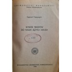 FRAJZYNGIER Zygmunt - Wybór tekstów do nauki języka Hausa