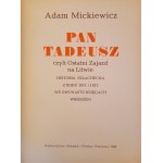 MICKIEWICZ Adam - Pan Tadeusz (ilustracje A.M. ANDRIOLLI)