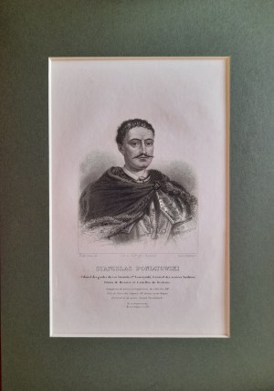 HOPWOOD James (ok. 1800-1850), Stanisław Poniatowski (wg. Józefa Peszki), cykl Portrety słynnych Polaków, staloryt, XIX wiek