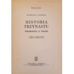 de BALZAC Honore - Historia trzynastu. Proboszcz z Tours (Komedia ludzka, przekład Tadeusz BOY-ŻELEŃSKI) - 1950