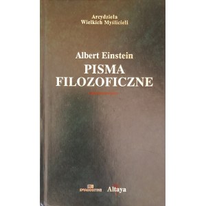 EINSTEIN Albert - Pisma filozoficzne