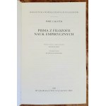 LAKATOS Imre - Pisma z filozofii nauk empirycznych