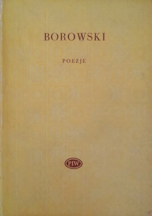 BOROWSKI Tadeusz - Poezje