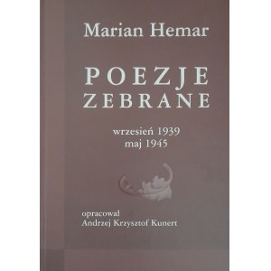 HEMAR Marian - Poezje zebrane wrzesień 1939 - maj 1945