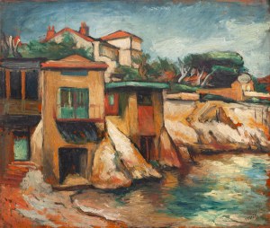 Jerzy Ascher (1884 Warszawa - 1943 obóz koncentracyjny w Oświęcimiu), Domy przy plaży w Hyères
