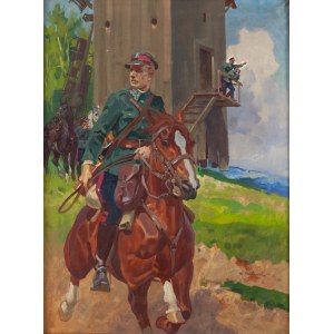 Stanisław Studencki (1900 Nowy Sącz - 1944 Iwonicz ?), Patrol, 1938