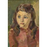 Ludwik Klimek (1912 Skoczów - 1992 Francja), Portret dziewczynki, około 1960
