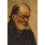 Piotr Hipolit Krasnodębski (1876 Borszyn k. Łęczycy - 1928 Milanówek), Portret starca, 1901