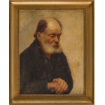 Piotr Hipolit Krasnodębski (1876 Borszyn k. Łęczycy - 1928 Milanówek), Portret starca, 1901
