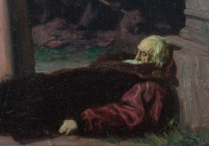 Arthur Kampf (1864 - 1950), Scena z Fausta, początek XX w.
