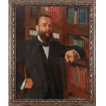 Hans-Josef Becker-Leber (1876 Berlin - 1962), Portret mężczyzny, 1919
