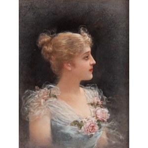 Emile Eisman-Semenowsky (1859 - 1911 ), Portret kobiety, 1892
