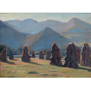 Stanisław Kopystyński (1893 Jarosław - 1969 Wrocław), Widok na Tatry, 1922