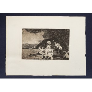 Francisco de Goya, Francisco de Goya. Desastres de la Guerra 6. Bien te se está z teki ''Desastres de la guerra de Francisco de Goya'', 1863/2008