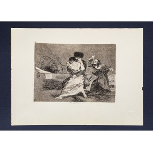 Francisco de Goya, Francisco de Goya. Desastres de la Guerra 9. No quieren z teki ''Desastres de la guerra de Francisco de Goya'', 1863/2008