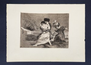 Francisco de Goya, Francisco de Goya. Desastres de la Guerra 9. No quieren z teki ''Desastres de la guerra de Francisco de Goya'', 1863/2008