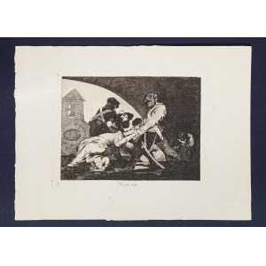 Francisco de Goya, Francisco de Goya. Desastres de la Guerra 11. Ni por esas z teki ''Desastres de la guerra de Francisco de Goya'', 1863/2008