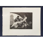 Francisco de Goya, Francisco de Goya. Desastres de la Guerra 11. Ni por esas z teki ''Desastres de la guerra de Francisco de Goya'', 1863/2008