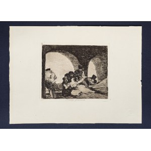 Francisco de Goya, Francisco de Goya. Desastres de la Guerra 13. Amarga presencia z tekiLas mugeres dan valor z teki ''Desastres de la guerra de Francisco de Goya'', 1863/2008