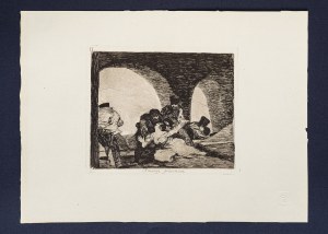 Francisco de Goya, Francisco de Goya. Desastres de la Guerra 13. Amarga presencia z tekiLas mugeres dan valor z teki ''Desastres de la guerra de Francisco de Goya'', 1863/2008