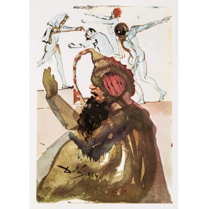 Salvador Dali, Salvador Dali, Genesis 37;28, 34-36 z teki 40 Paintings of the Bible, 1985