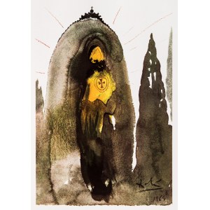 Salvador Dali, Salvador Dali, Psalm 24; 3-4 z teki 40 Paintings of the Bible, 1985