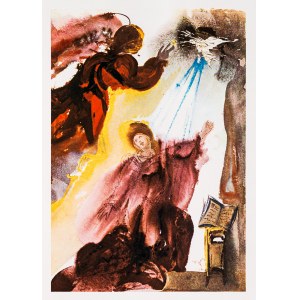 Salvador Dali, Salvador Dali, Luke 1; 30-31 z teki 40 Paintings of the Bible, 1985