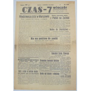 Czas - 8 września 1939 - przemówienie Starzyńskiego