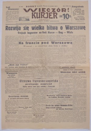 Dobry Wieczór Kurier Czerwony 12 IX 1939 - bitwa o Warszawę