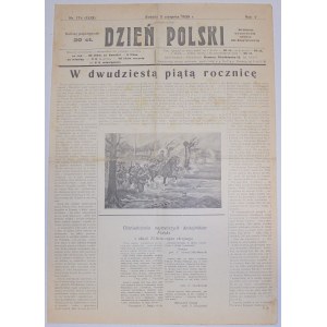Dzień Polski (Kowno), 5 Sierpnia 1939 - 25 rocznica czynu zbrojnego