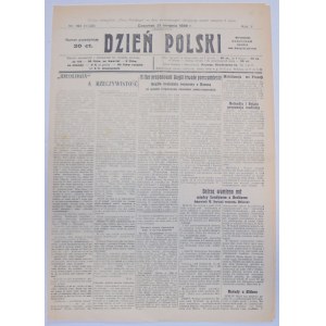 Dzień Polski (Kowno), 31 Sierpnia 1939 - negocjacje Niemiec z Anglią