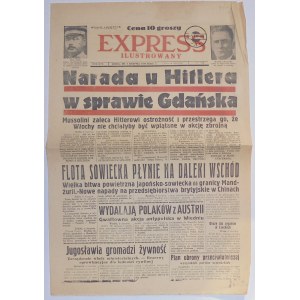 Express Ilustrowany, 9 sierpnia 1939 - Hitler ws. Gdańska