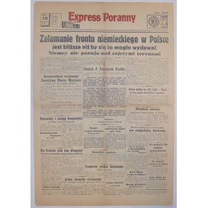 Express Poranny 19 IX 39 - załamanie frontu niemieckiego w Polsce