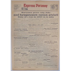 Express Poranny 24 IX 39 - bombardowanie Warszawy