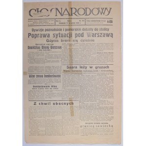 Głos Narodowy, 17 IX 1939 - Wilno bombardowane