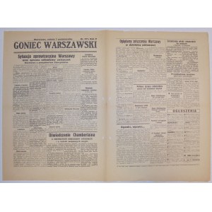 Goniec Warszawski 7 X 1939 - stabilizacja pod okupacją (3)