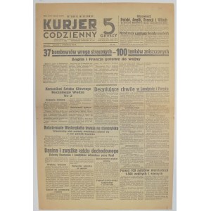 Kurjer Codzienny, wyd.wiecz. 3 września 1939 - decydujące chwile