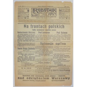 Robotnik - 18 września 1939 - bombardowanie Warszawy